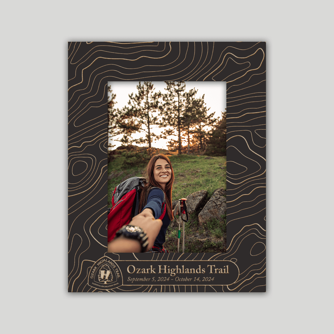 Ozark Highlands Trail Custom Photo Frame