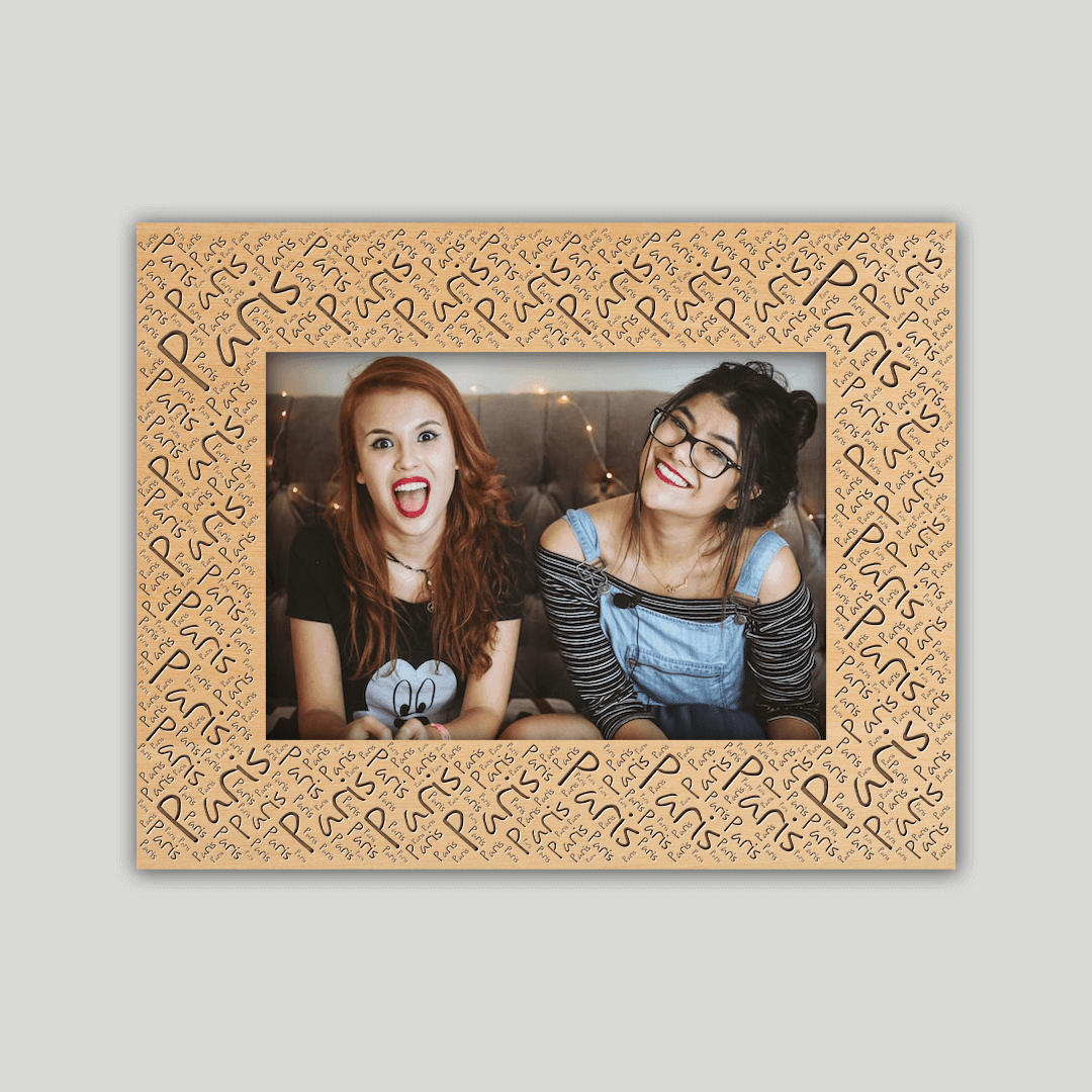 Paris Frame Wordcloud V3 - Journey Frames