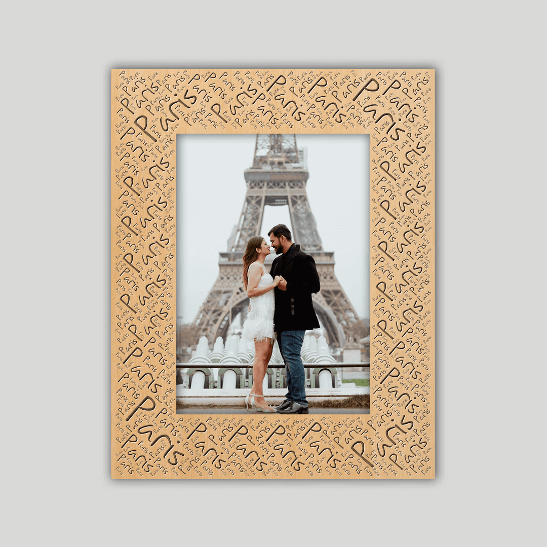 Paris Frame Wordcloud V3 - Journey Frames
