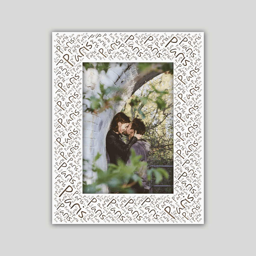 Paris Frame Wordcloud V3 - Journey Frames