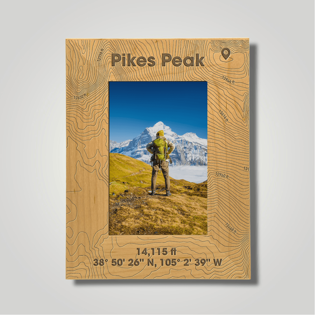 Pikes Peak (large font) - Journey Frames