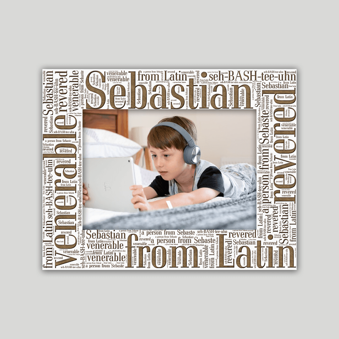 Sebastian Origins Name Frame - Journey Frames