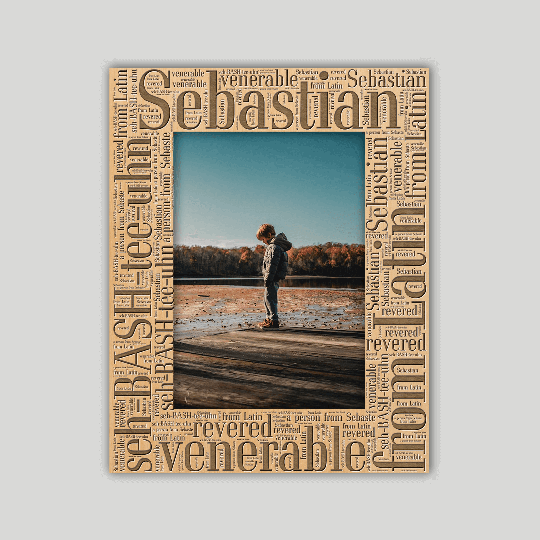 Sebastian Origins Name Frame - Journey Frames