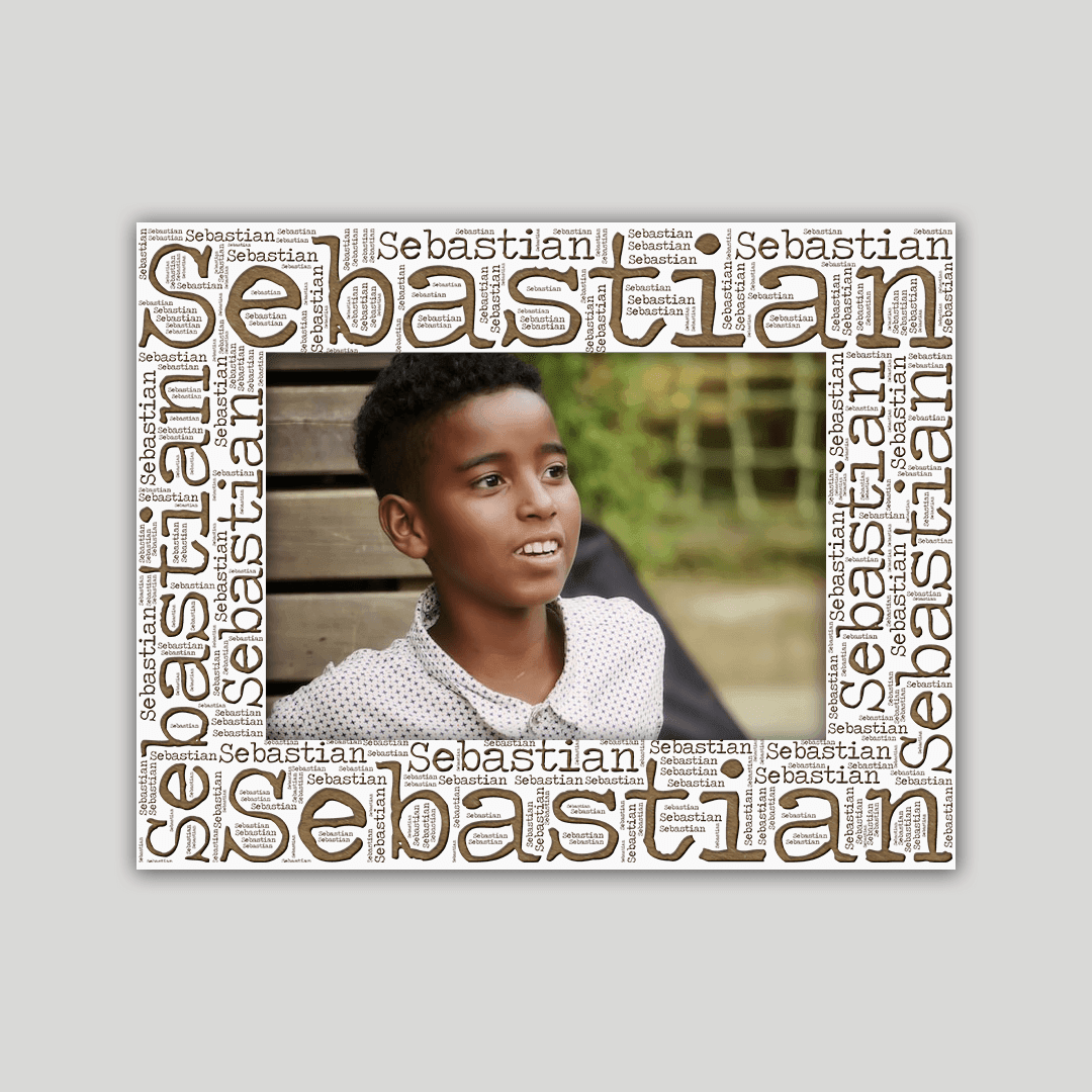 Sebastian Name Frame - Journey Frames