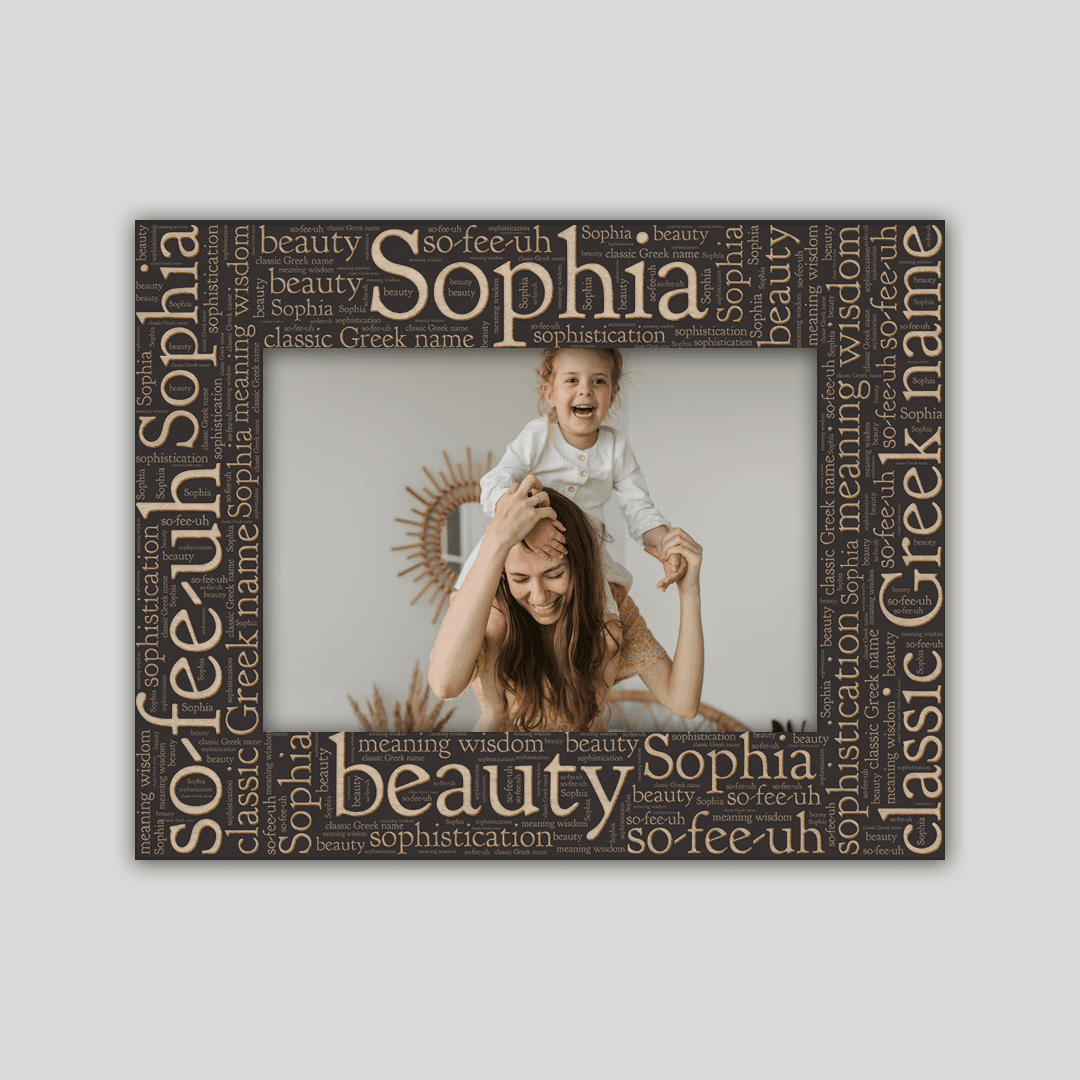 Sophia Origins Name Frame - Journey Frames