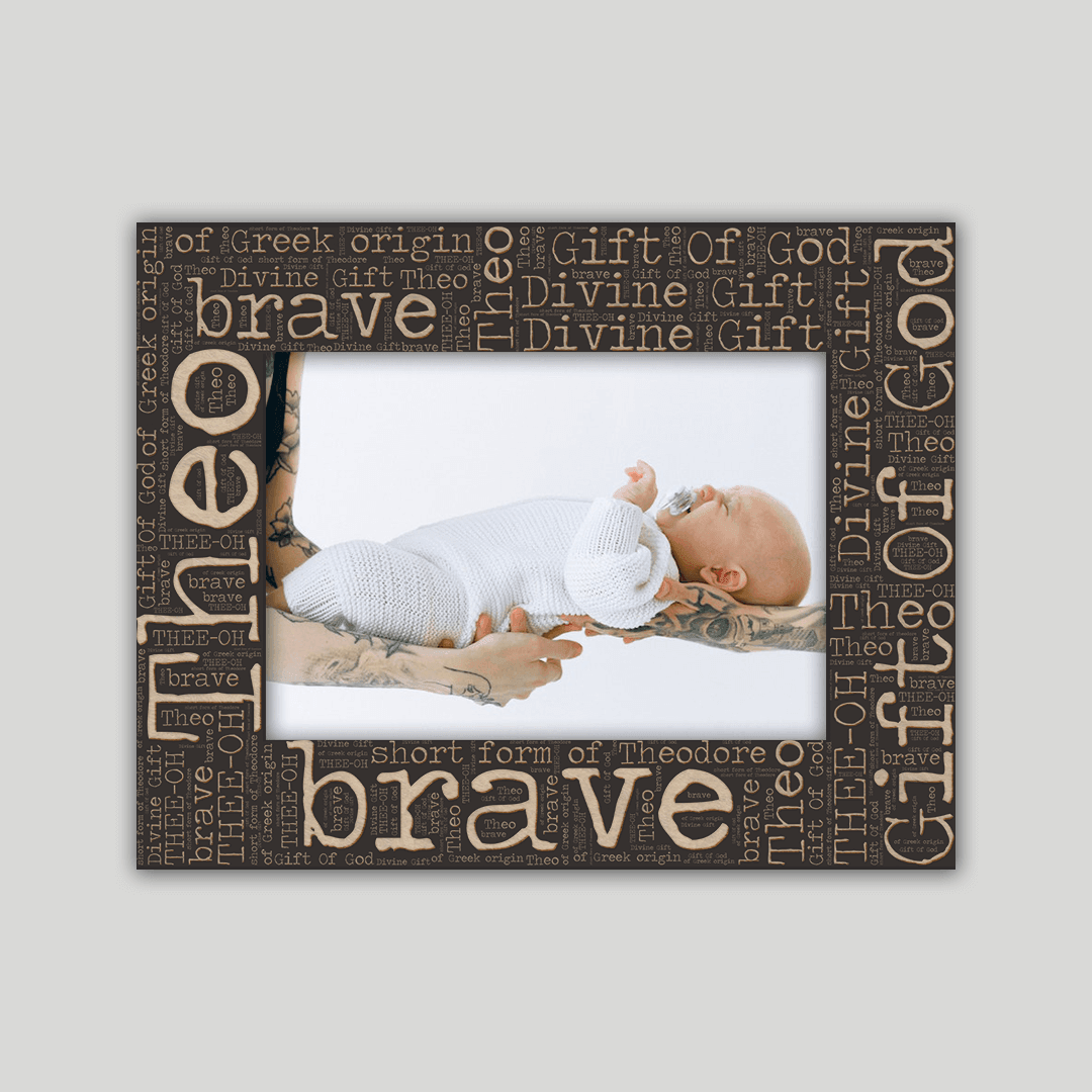 Theo Origins Name Frame - Journey Frames
