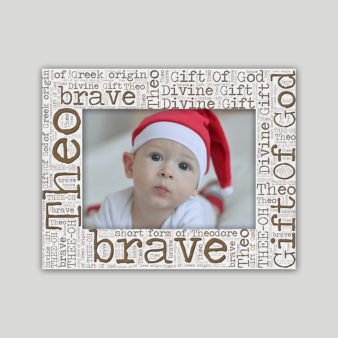 Theo Origins Name Frame - Journey Frames