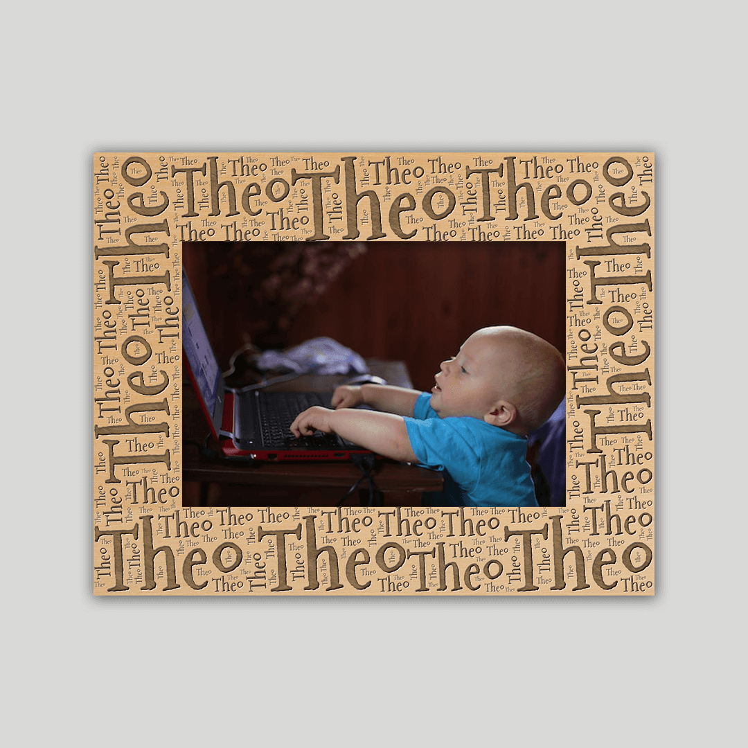Theo Name Frame - Journey Frames