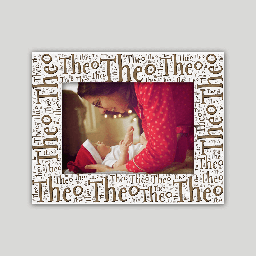 Theo Name Frame - Journey Frames