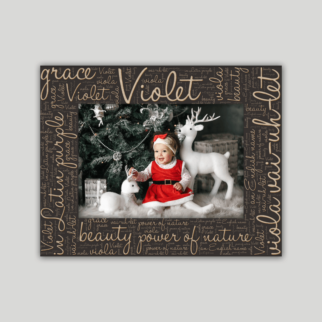 Violet Origins Name Frame - Journey Frames