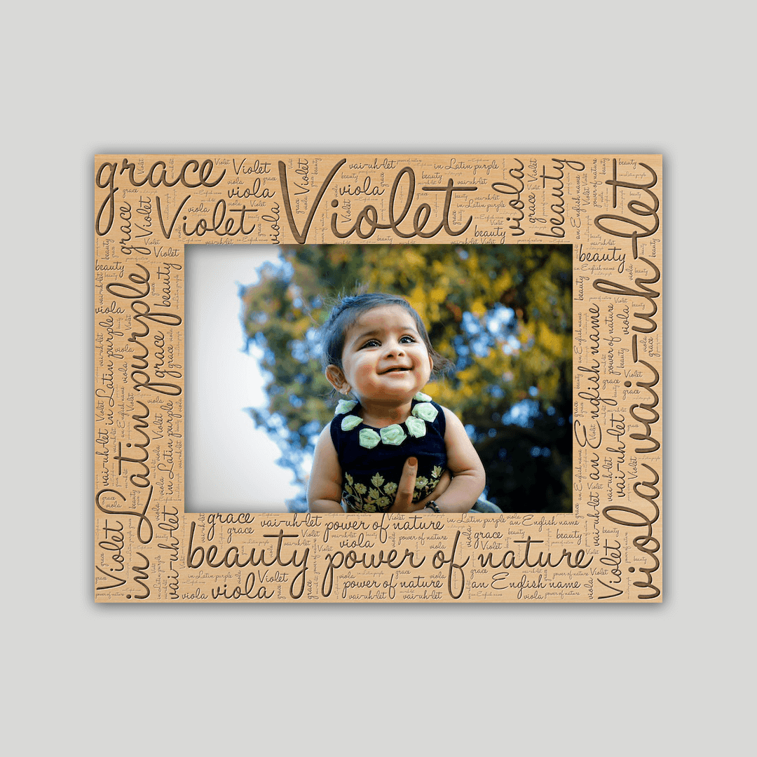 Violet Origins Name Frame - Journey Frames