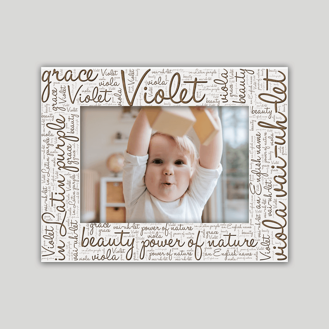 Violet Origins Name Frame - Journey Frames