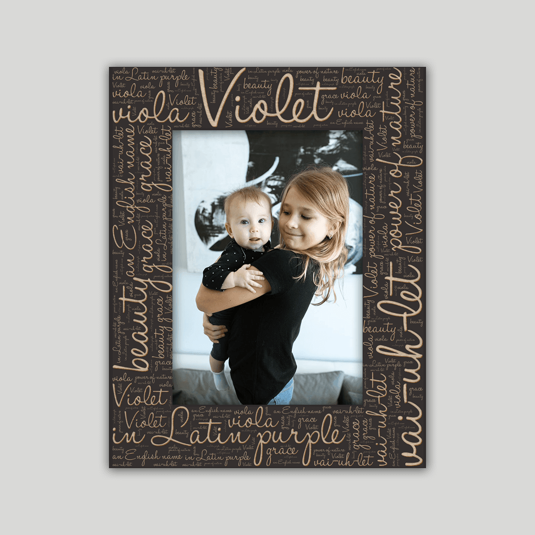 Violet Origins Name Frame - Journey Frames
