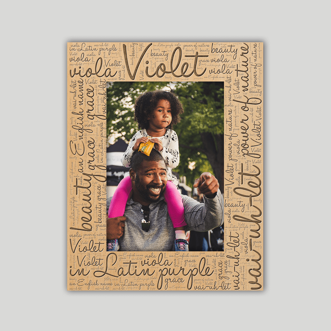 Violet Origins Name Frame - Journey Frames