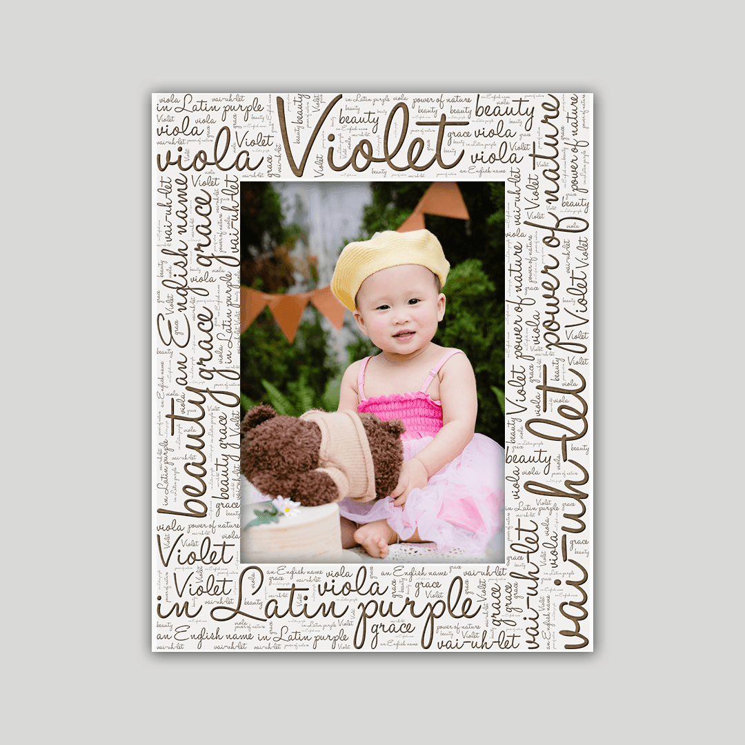Violet Origins Name Frame - Journey Frames