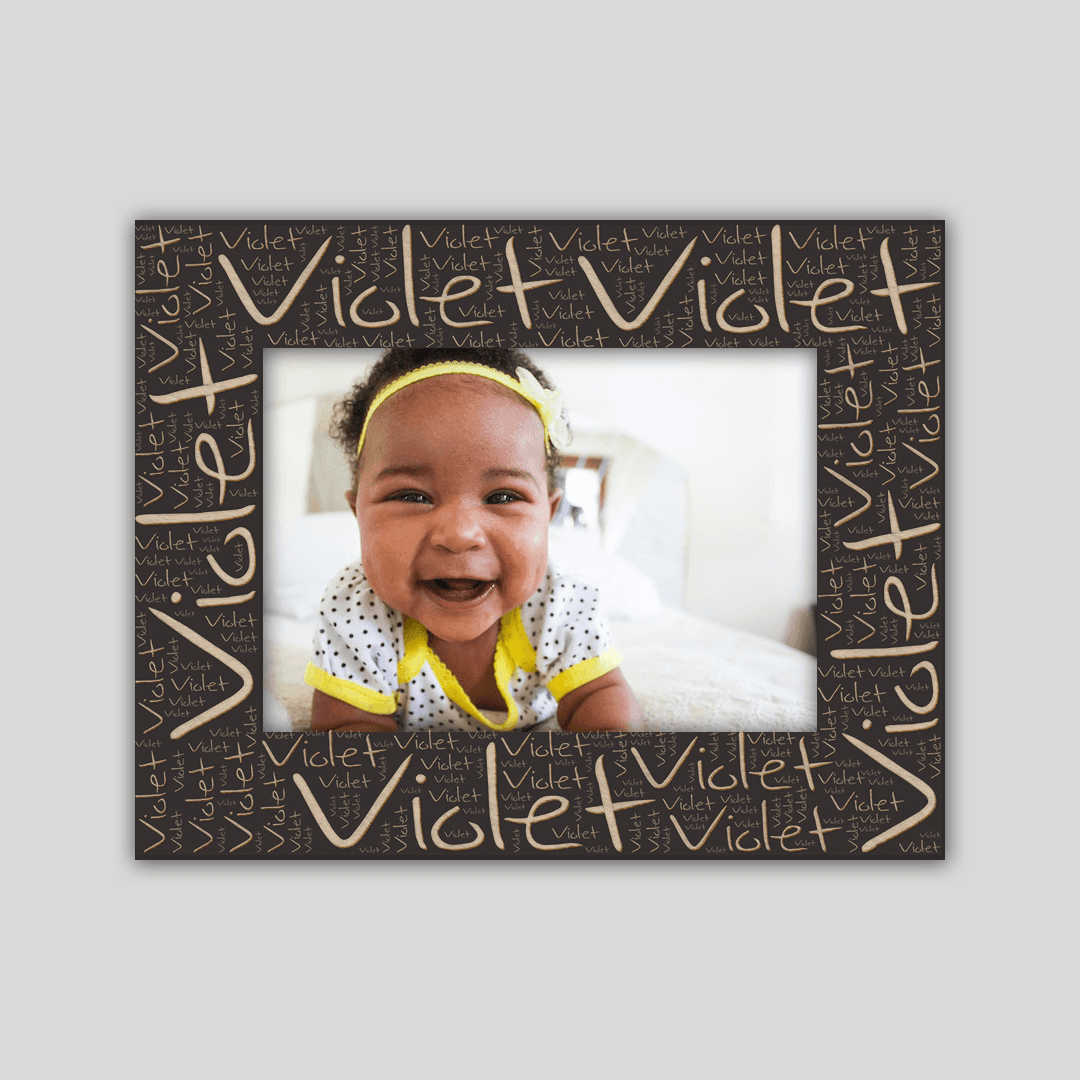 Violet Name Frame - Journey Frames