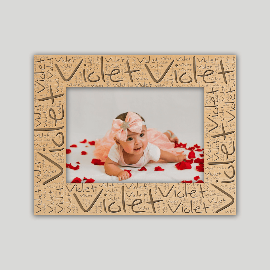 Violet Name Frame - Journey Frames