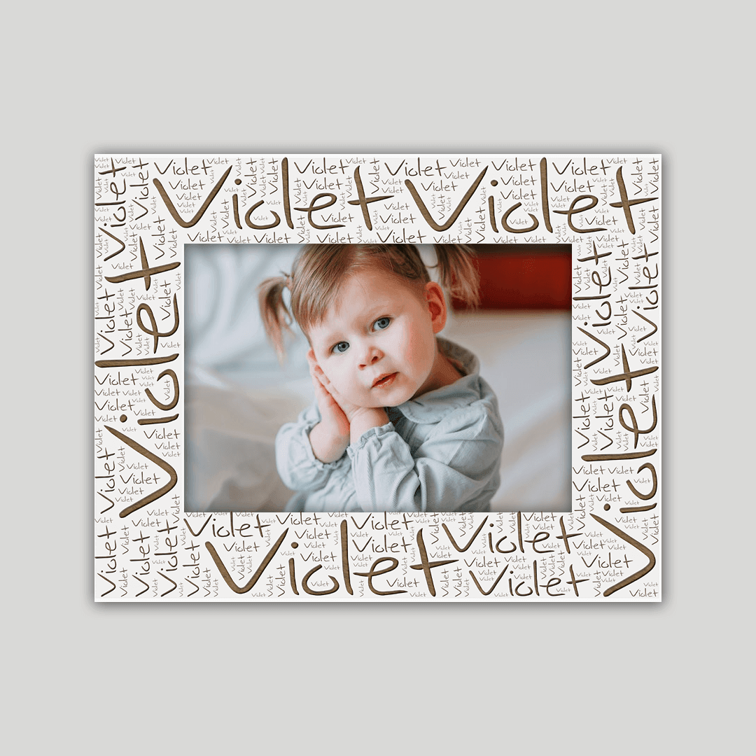 Violet Name Frame - Journey Frames
