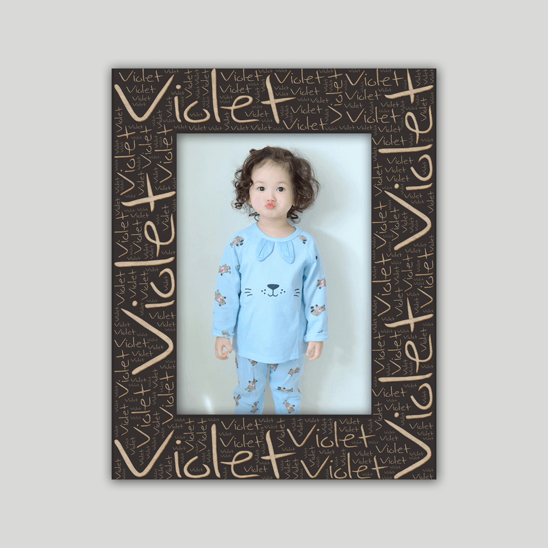 Violet Name Frame - Journey Frames