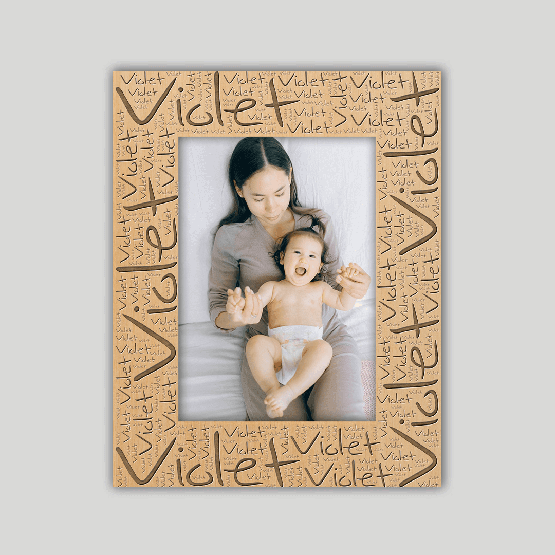 Violet Name Frame - Journey Frames