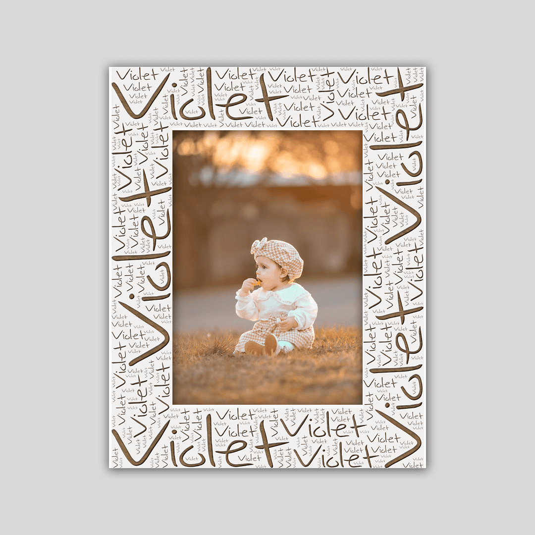 Violet Name Frame - Journey Frames
