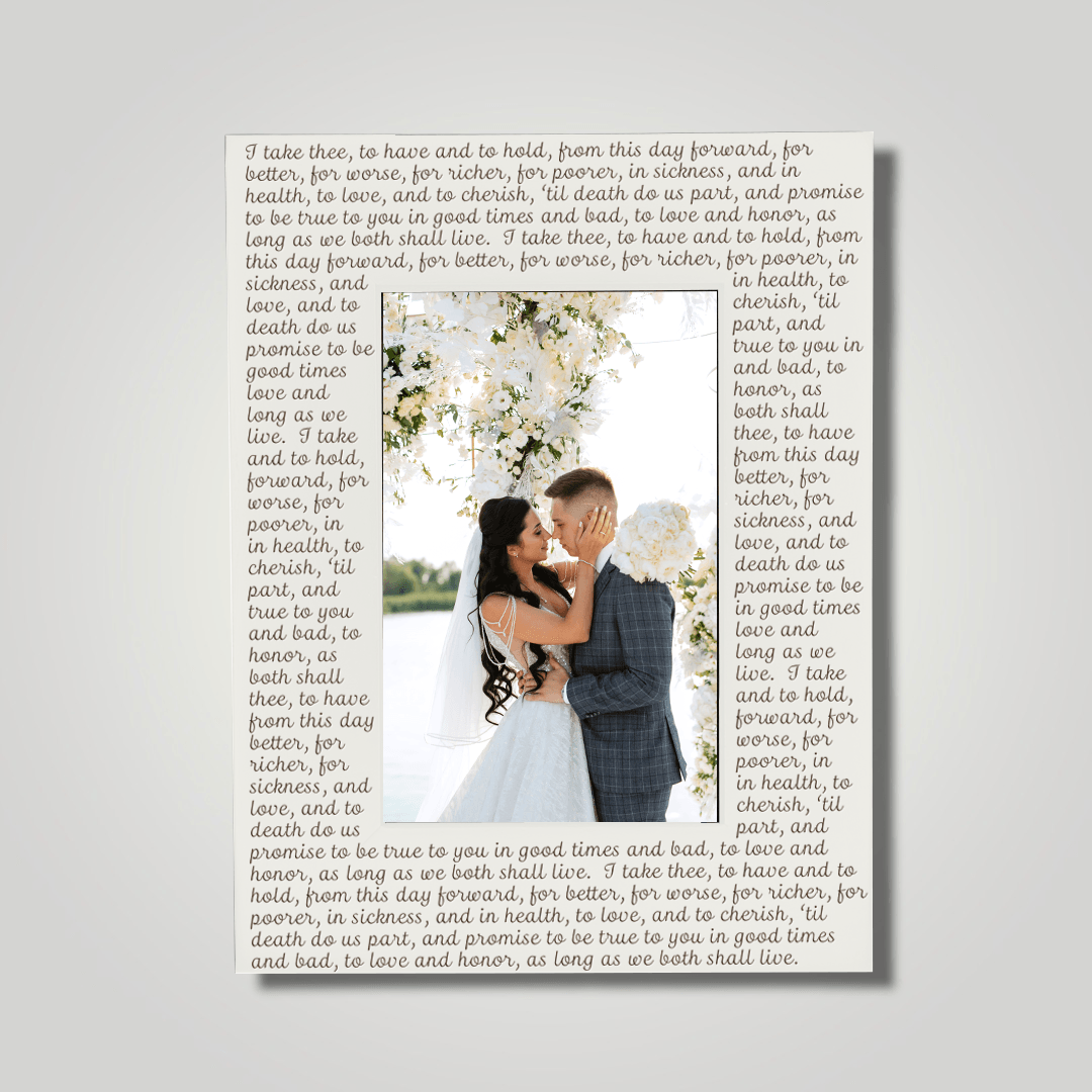 Wedding (small font) - Journey Frames