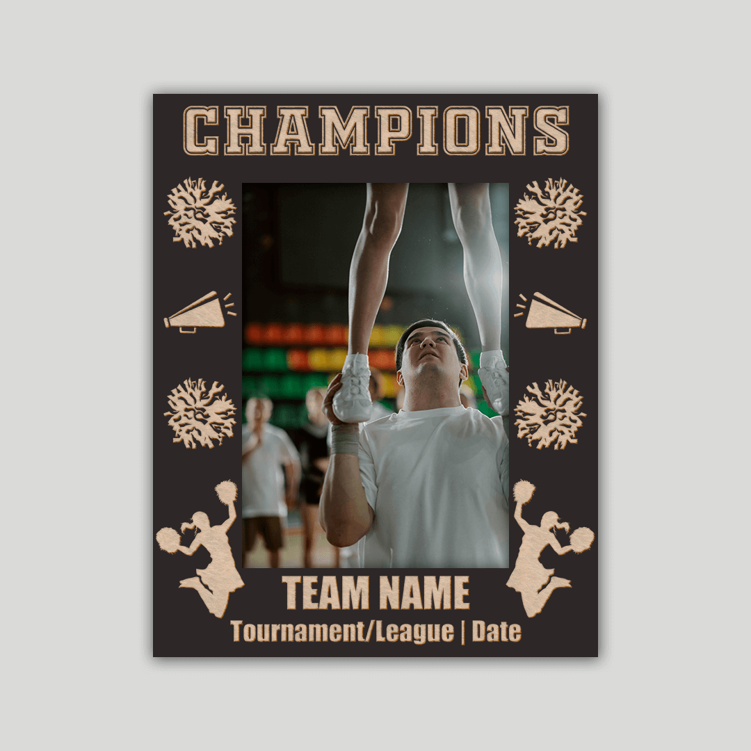Cheer Championship Photo Frame