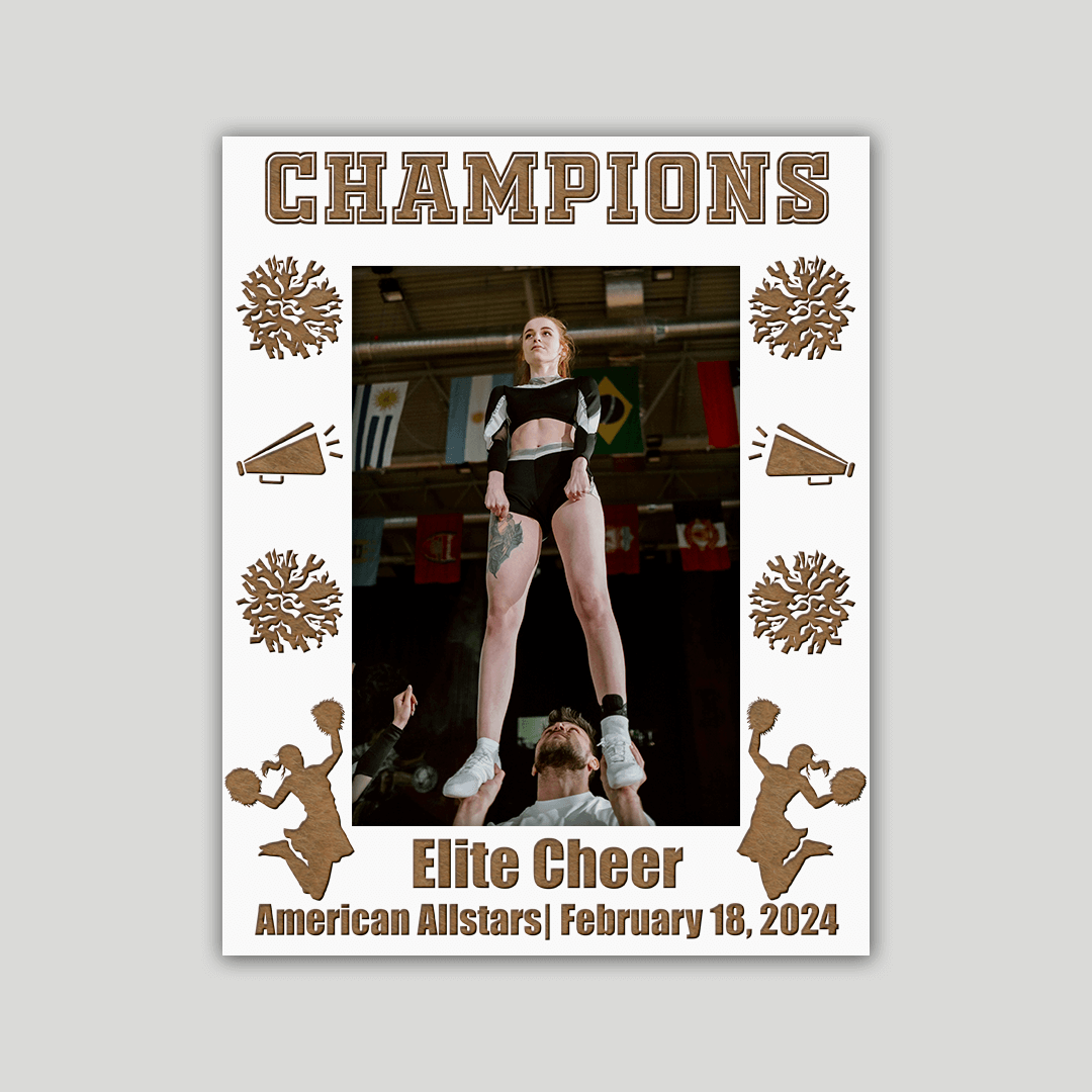 Cheer Championship Photo Frame