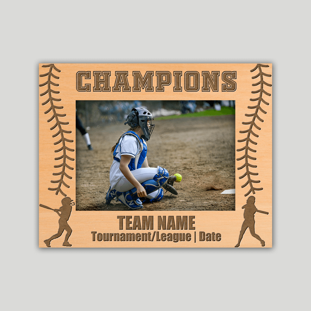 Softball Championship Photo Frame