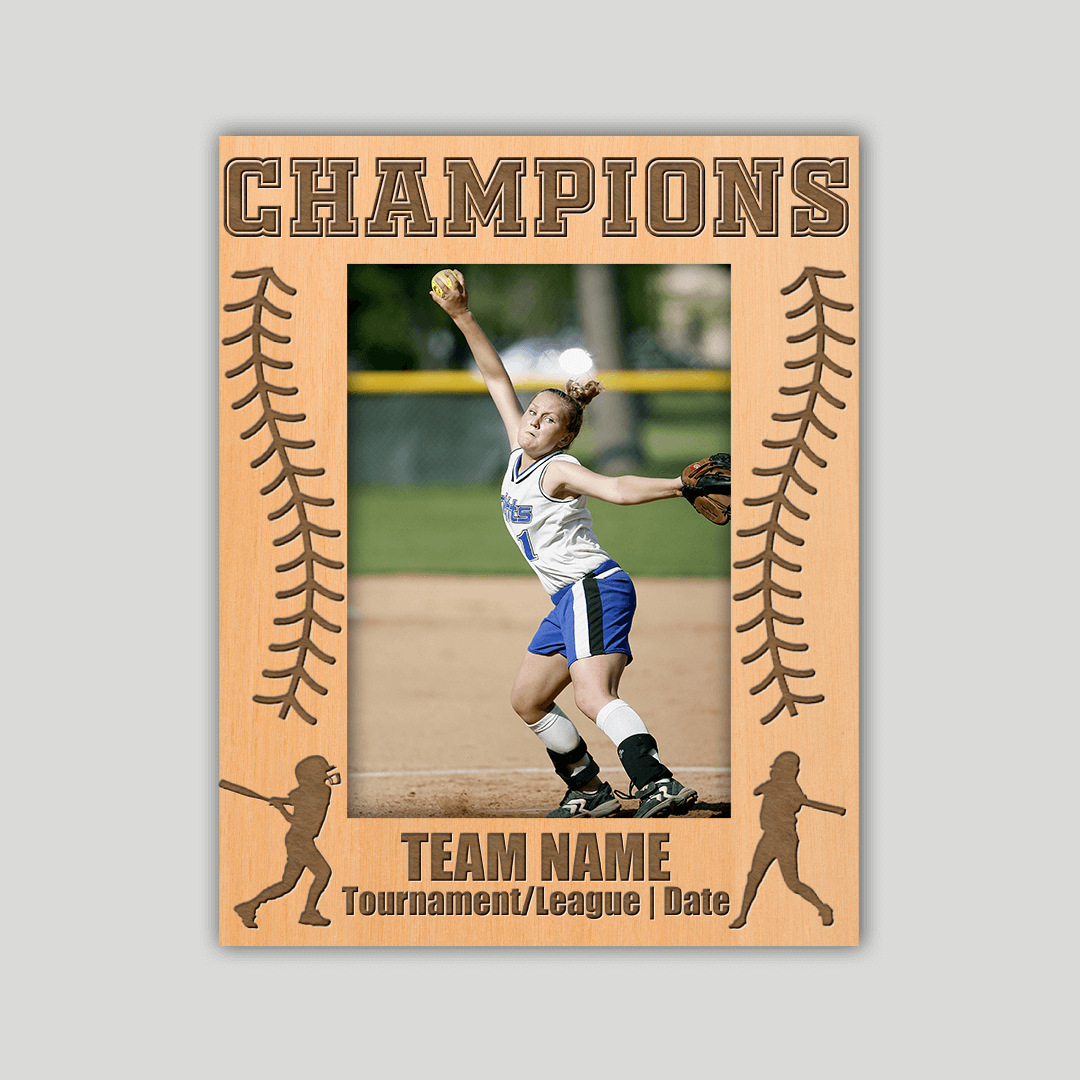 Softball Championship Photo Frame