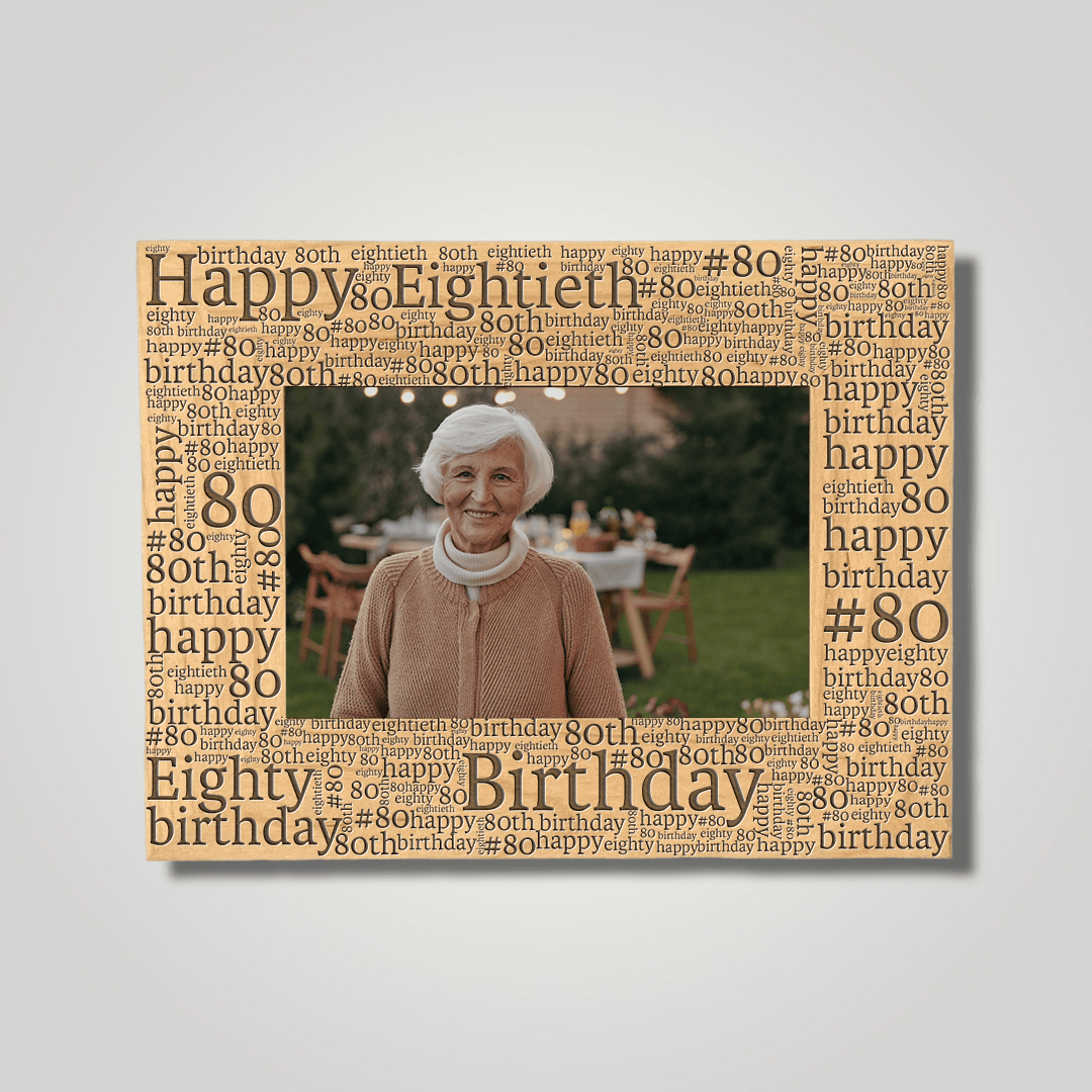 Eightieth Birthday - Journey Frames