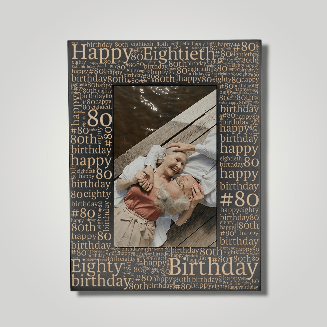 Eightieth Birthday - Journey Frames