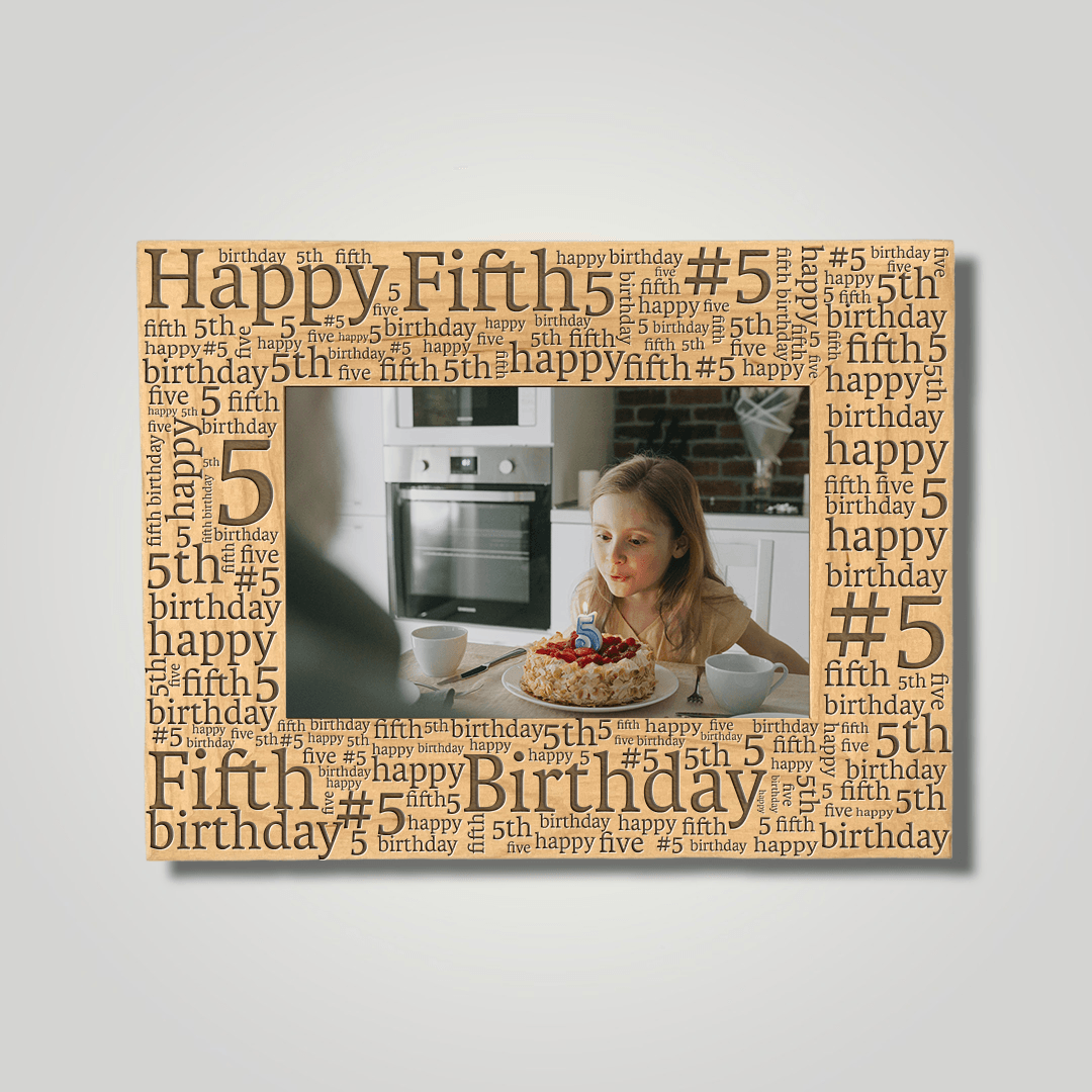 Fifth Birthday - Journey Frames