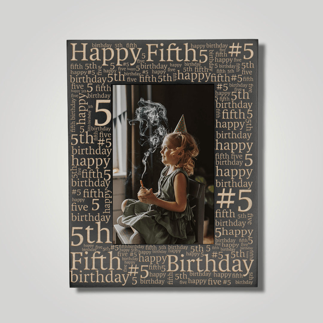 Fifth Birthday - Journey Frames