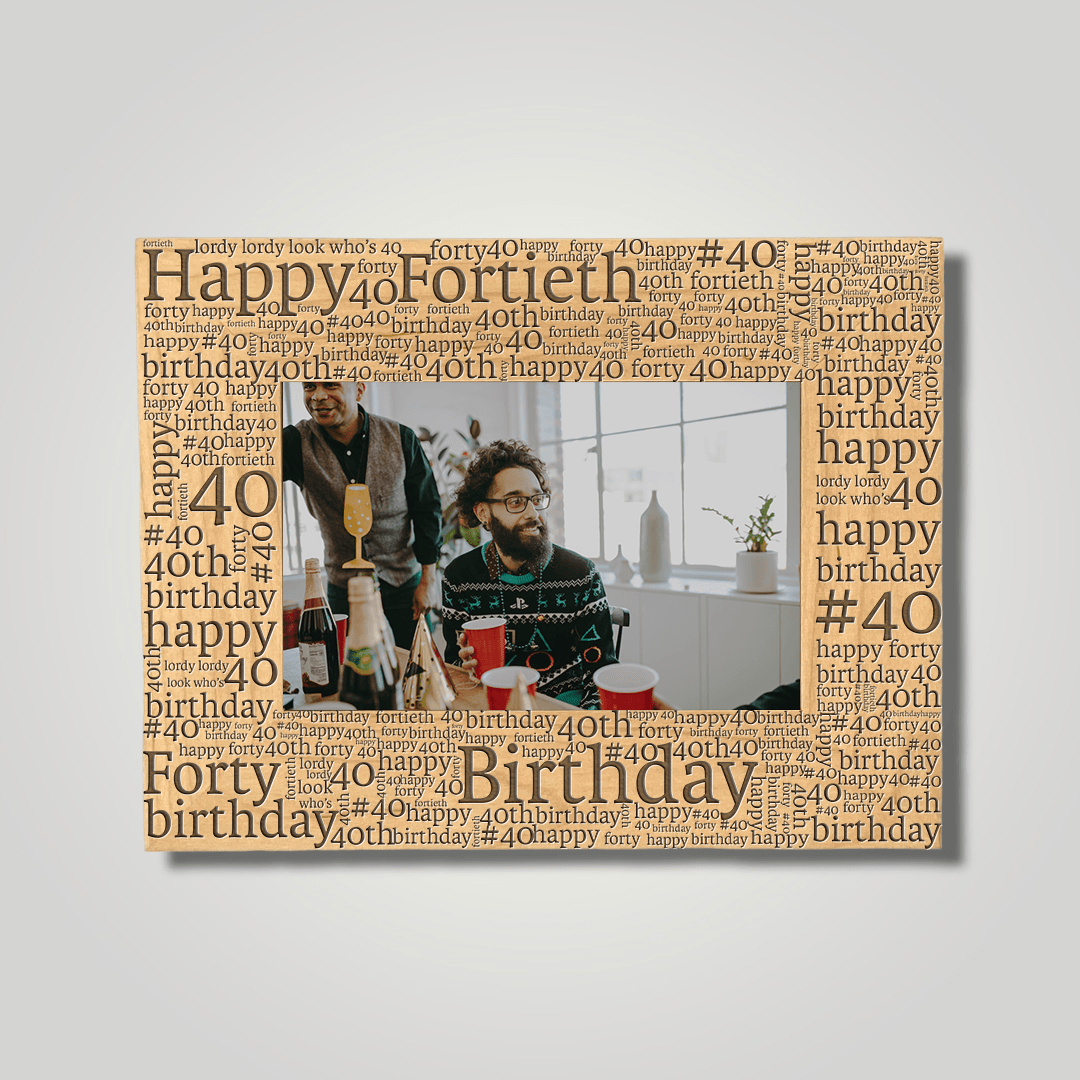 Fortieth Birthday - Journey Frames