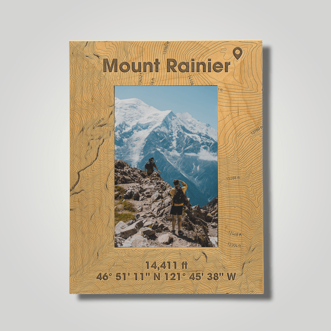 Mount Ranier (large font) - Journey Frames