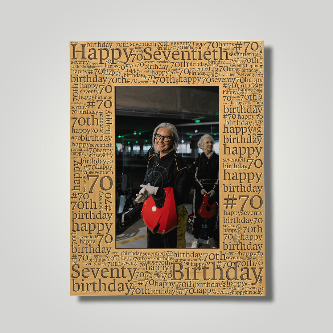 Seventieth Birthday - Journey Frames
