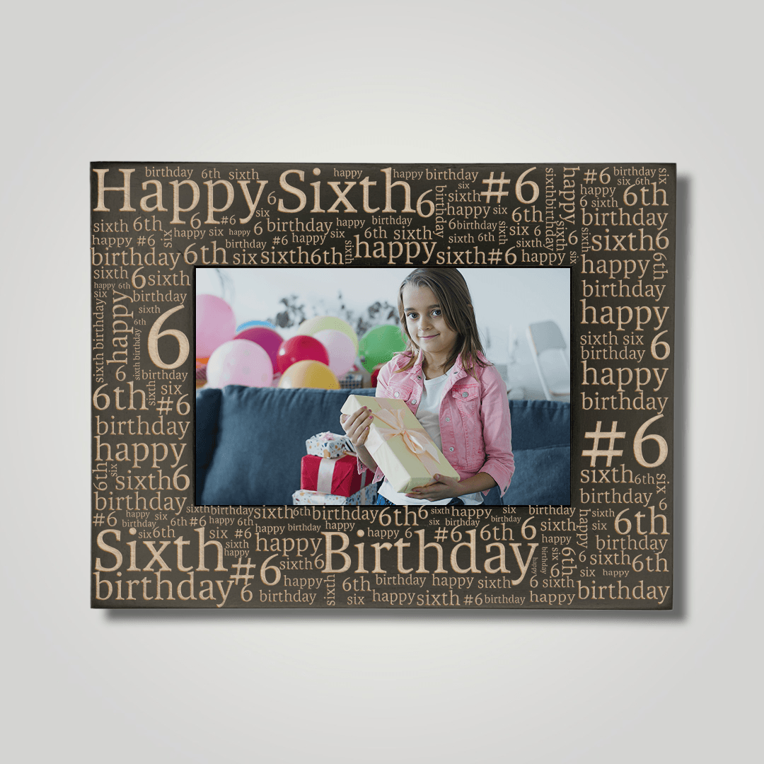 Sixth Birthday - Journey Frames