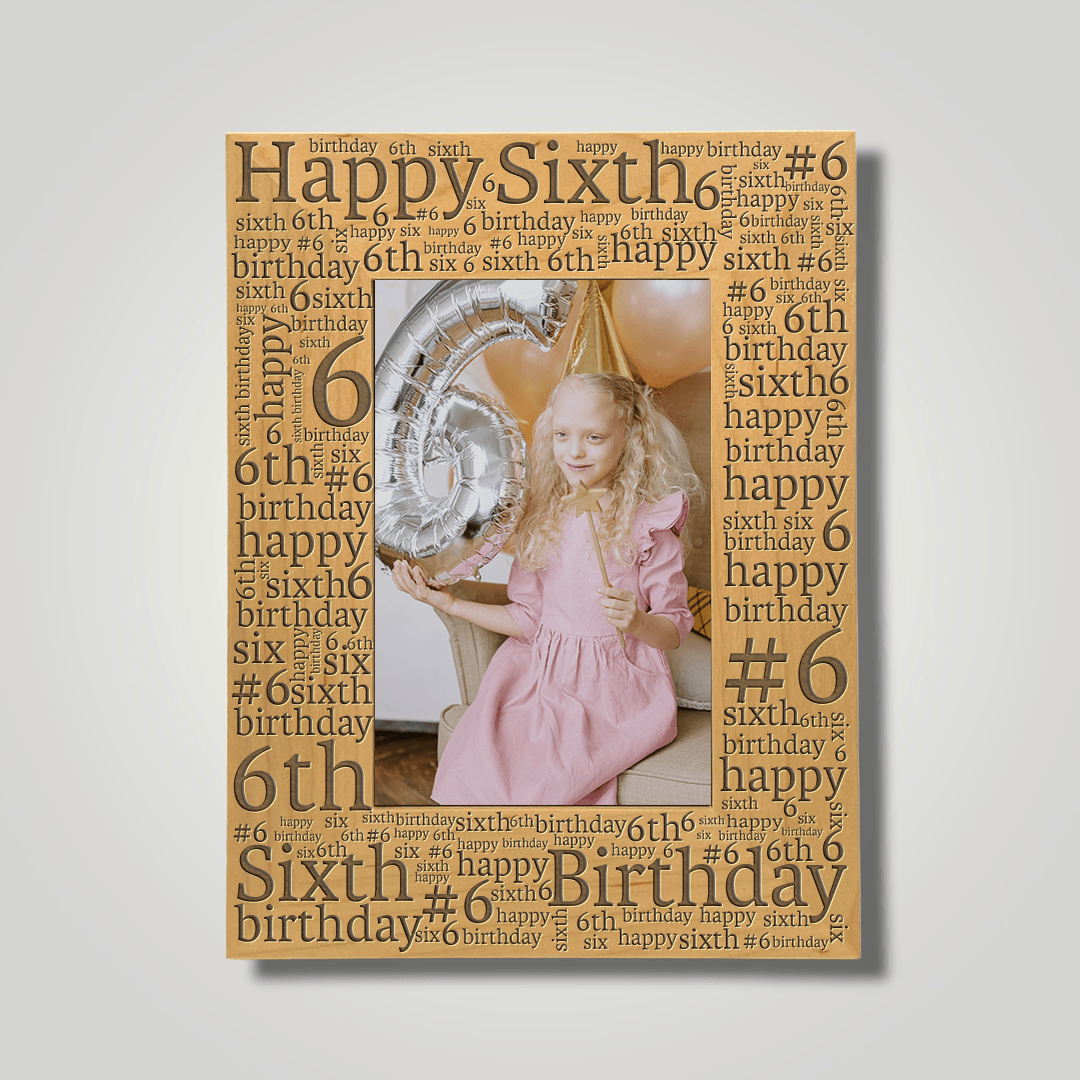 Sixth Birthday - Journey Frames