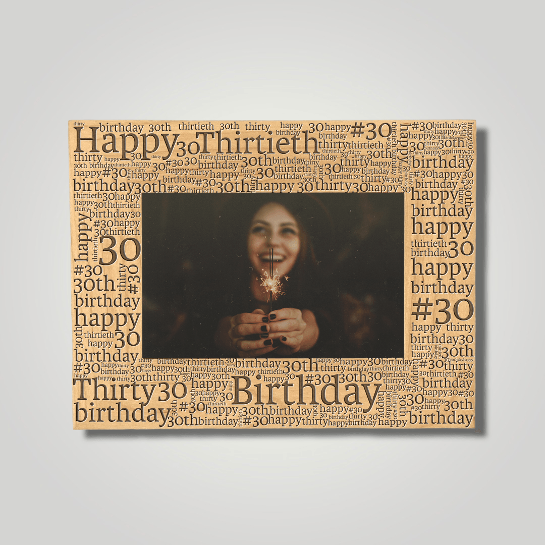 Thirtieth Birthday - Journey Frames