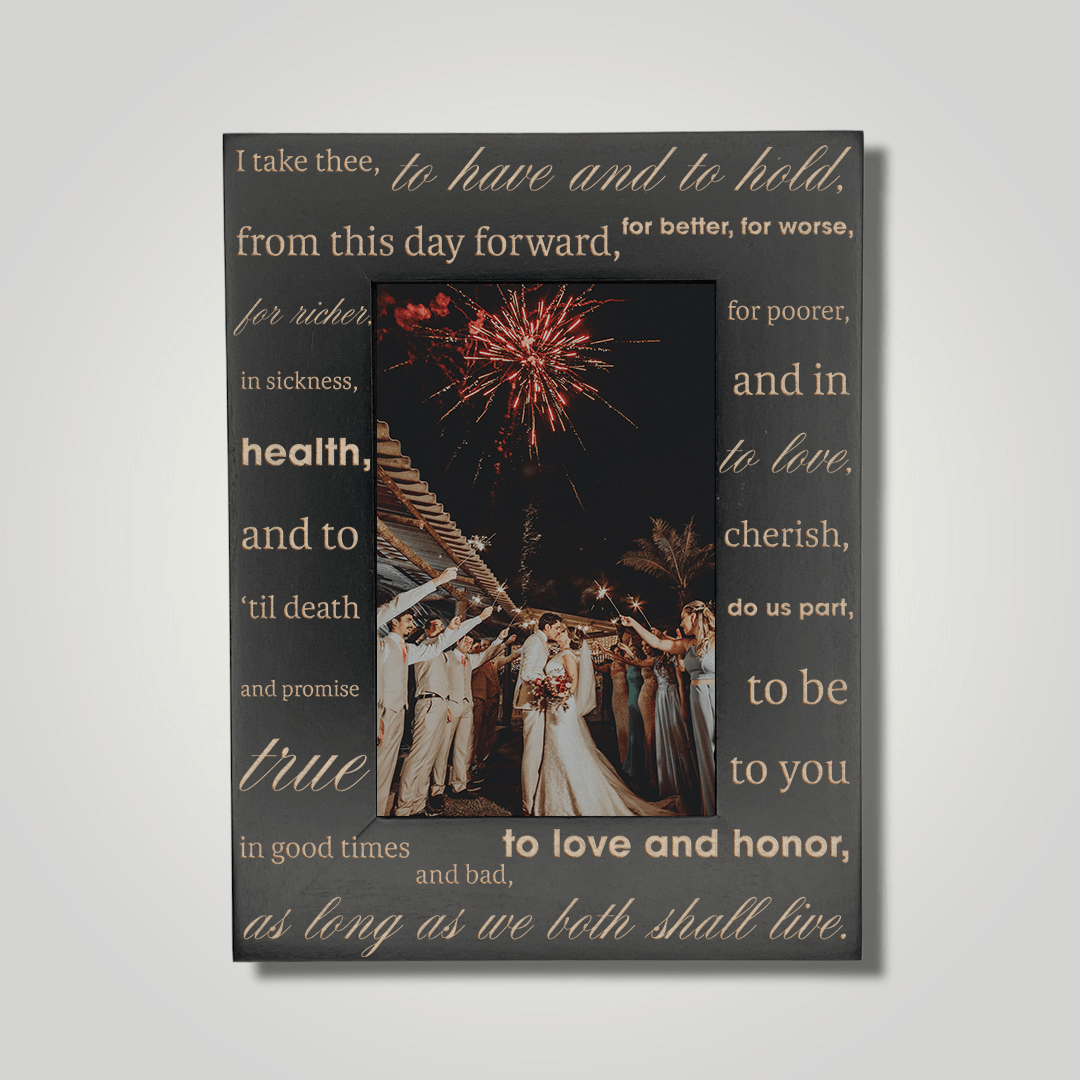 Wedding (large font) - Journey Frames