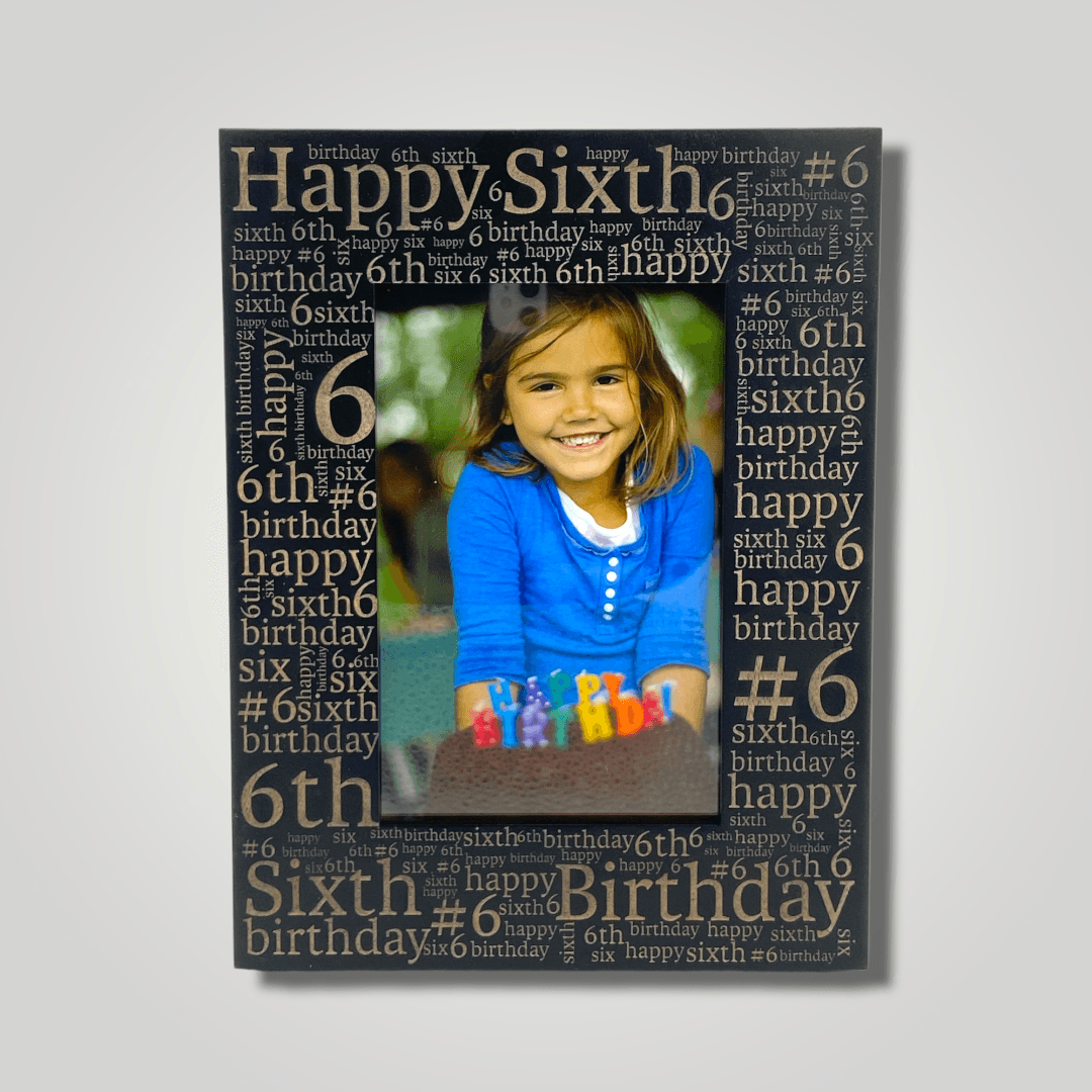 Sixth Birthday - Journey Frames