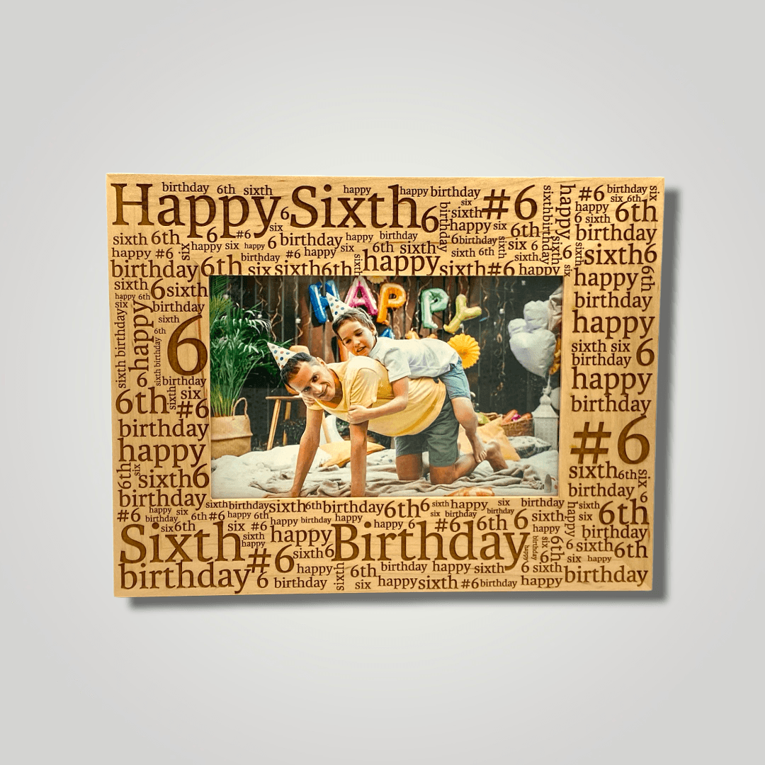 Sixth Birthday - Journey Frames