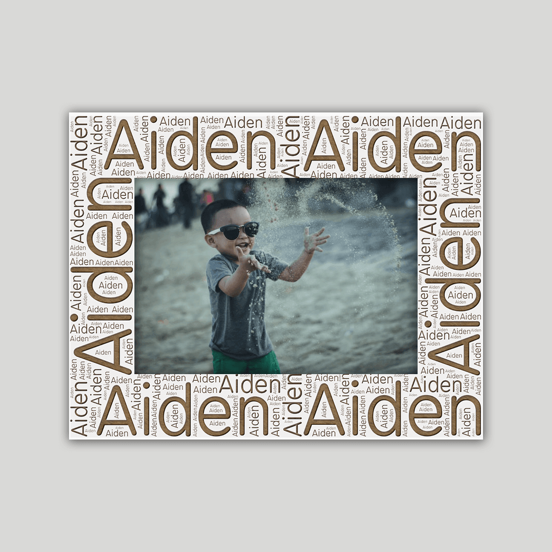 Aiden Name Frame - Journey Frames
