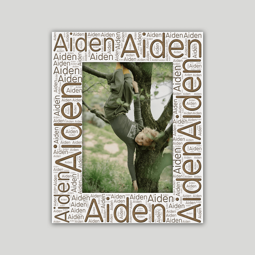 Aiden Name Frame - Journey Frames
