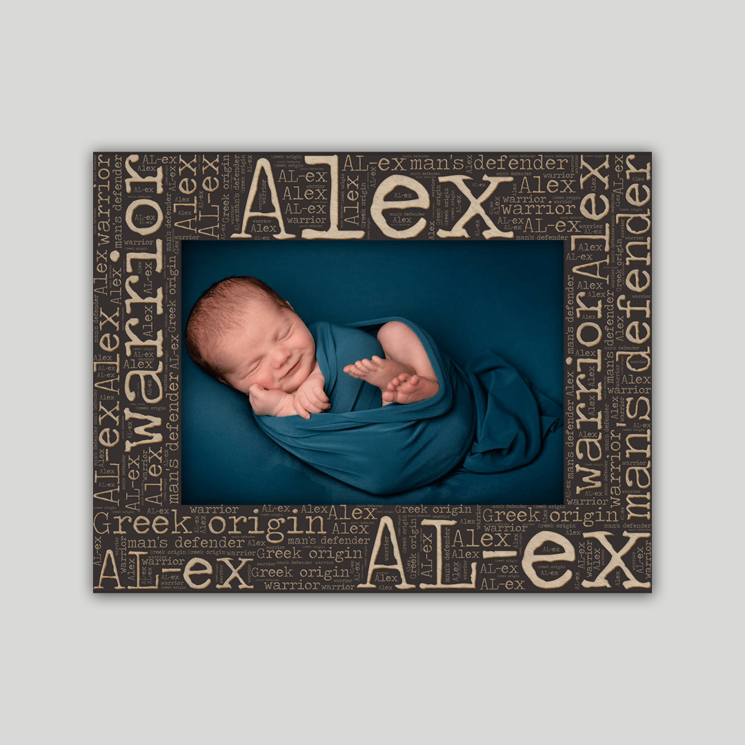 Alex Origins Name Frame - Journey Frames