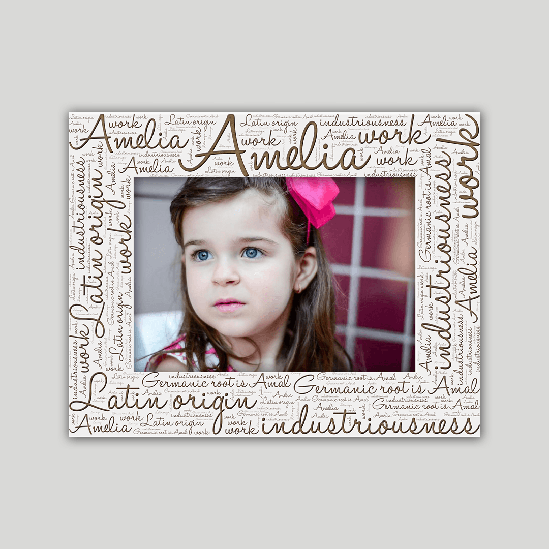 Amelia Origins Name Frame - Journey Frames