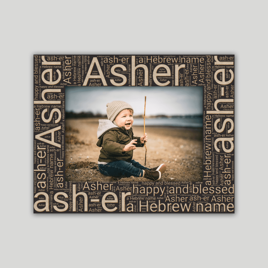 Asher Origins Name Frame - Journey Frames