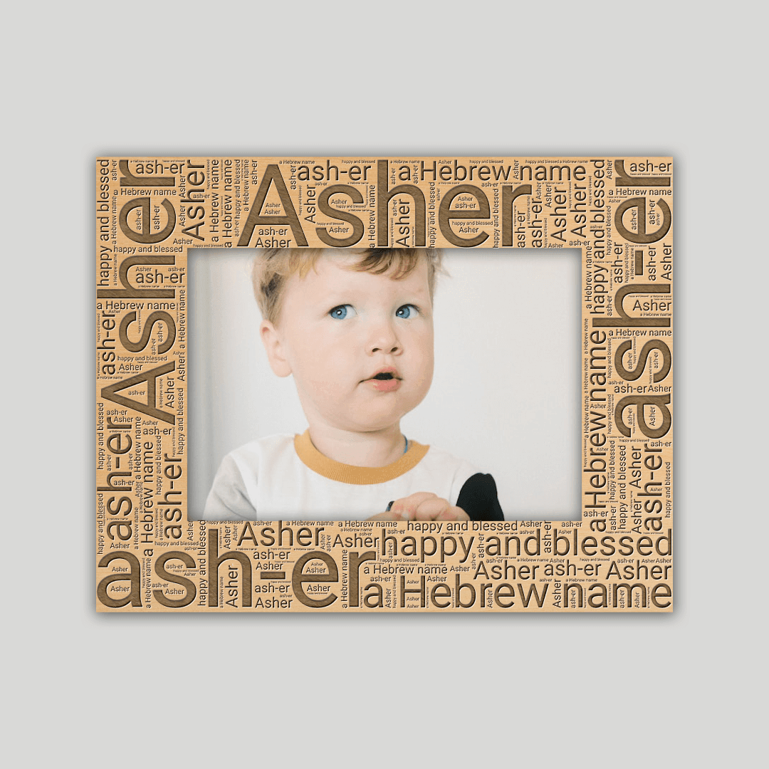 Asher Origins Name Frame - Journey Frames