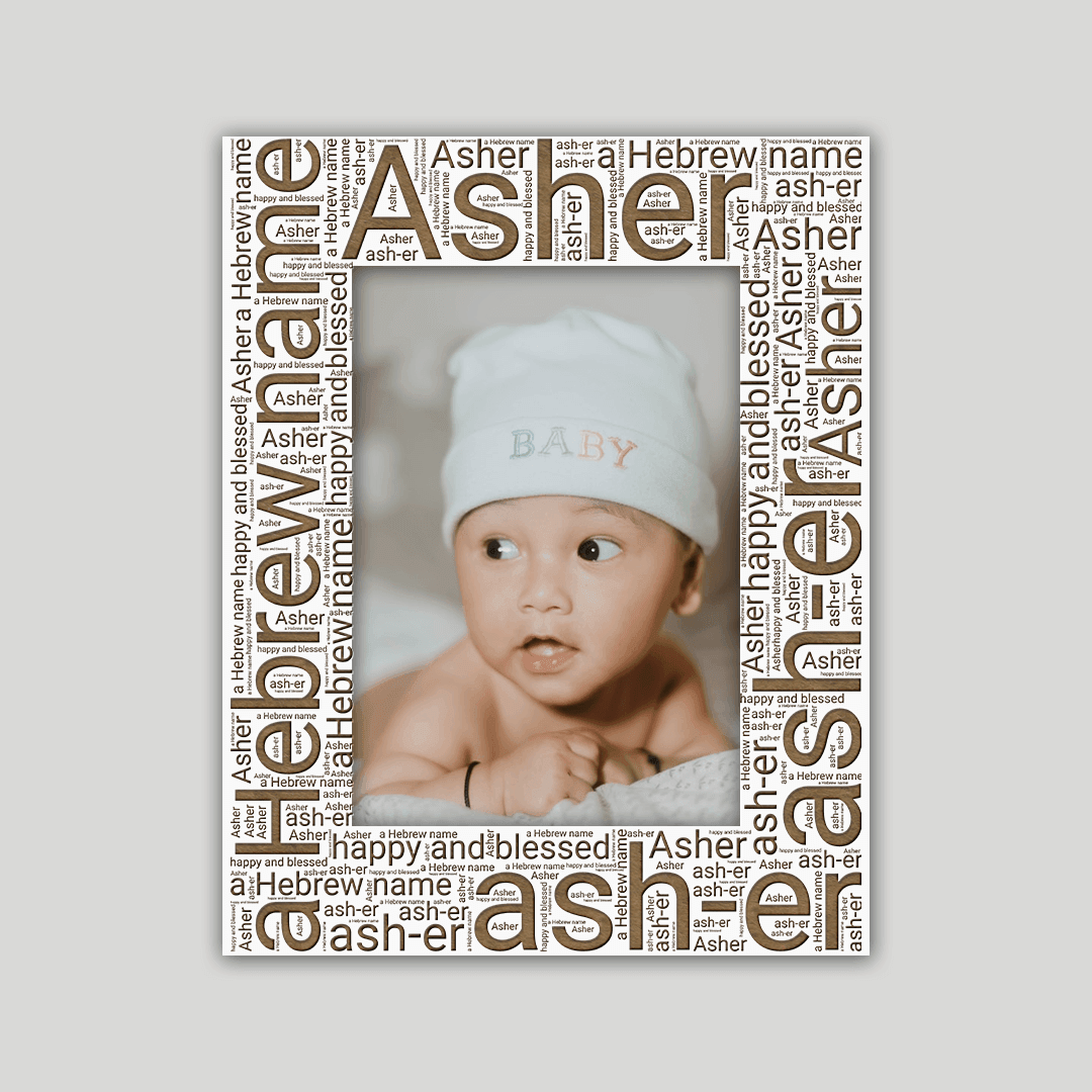 Asher Origins Name Frame - Journey Frames